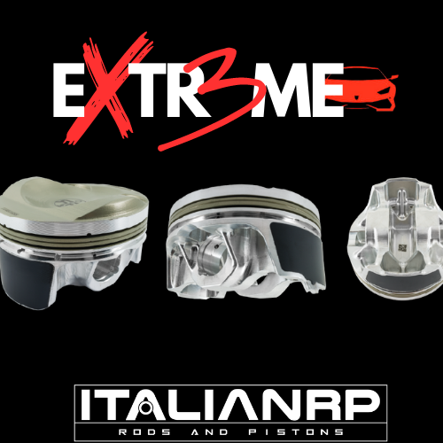 4 Pistoni forgiati - Extr3me - 500 Abarth - EXTR3ME ITALIA