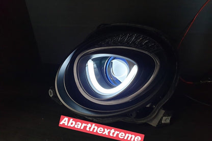 Fanali restyling V strip led - 500 Abarth - EXTR3ME ITALIA